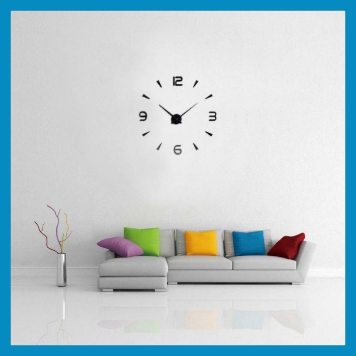 (Good) Jam Dinding Besar, Jam Dinding Diy Jumbo, Jam Tempel Ukuran Besar