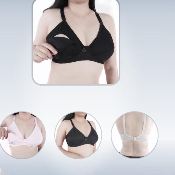 ..... Bh Menyusui Breastfeeding Bra Ibu Hamil Busa Tipis Tanpa Kawat