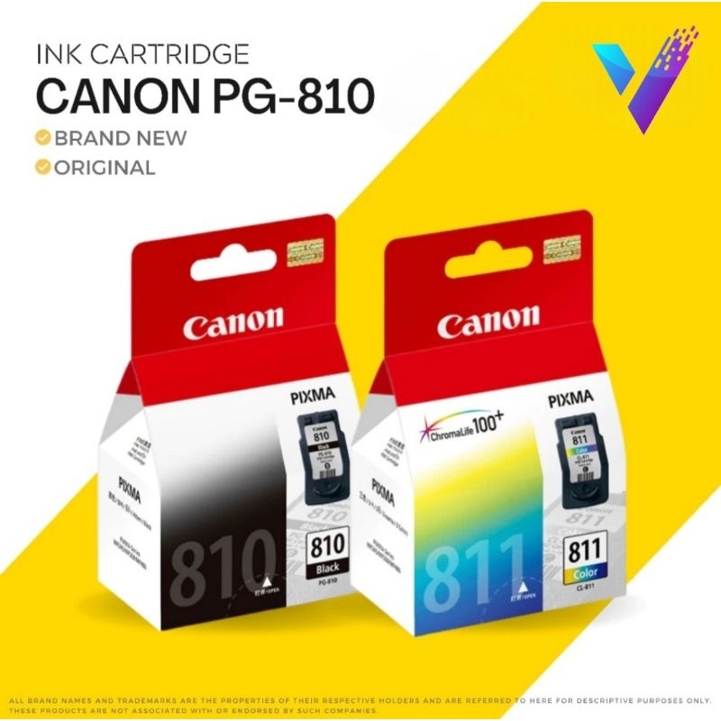 Part Tinta Canon 810 Black Tinta Canon 811 Colour Original Anke Comp