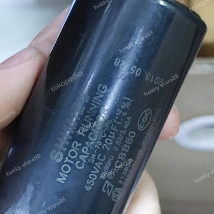 KAPASITOR POMPA AIR SHIMIZU 20 UF ORIGINAL/KAPASITOR POMPA AIR 375 BIT