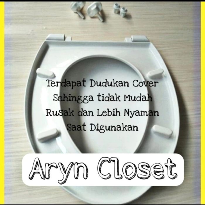 Tutup Closet Duduk / Cover Closet / Untuk Toto Terbaru