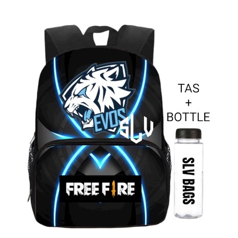 Tas Sekolah Anak Laki Laki Evos Free Fire Terbaru Ff Gaming Karakter -Gratisongkir