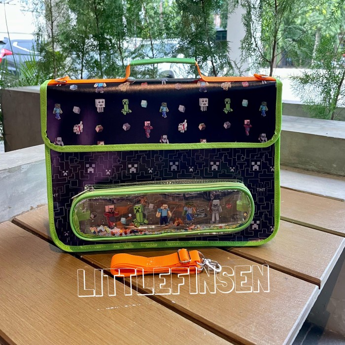 Tas Folder Anak/Tas Les Anak/Folder Anak Pokemon Sonic Mario Sanrio Unicorn -Gratisongkir