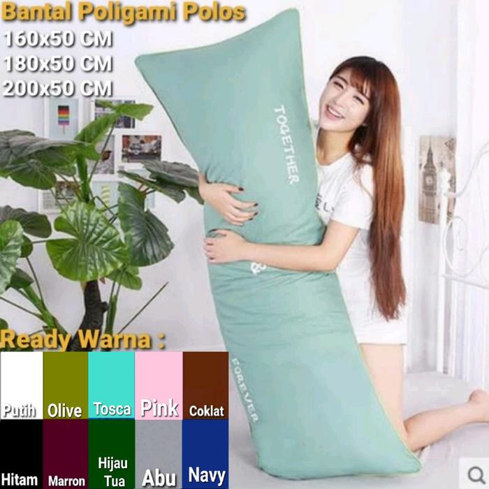 Bantal Poligami / Bantal Panjang Sudah 1 Set Dengan Sarungnya