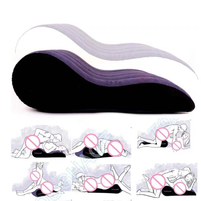 bunt Air Sofa Angin Protable dengan Pompa toys couple sofa seks berbentuk S