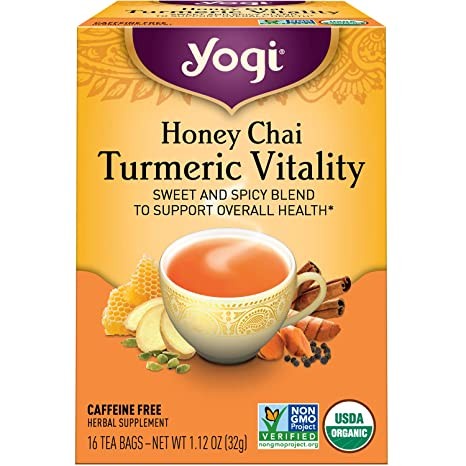 

Yogi Tea Honey Chai Turmeric Vitality Sweet & Spicy 16 X 2 Gram