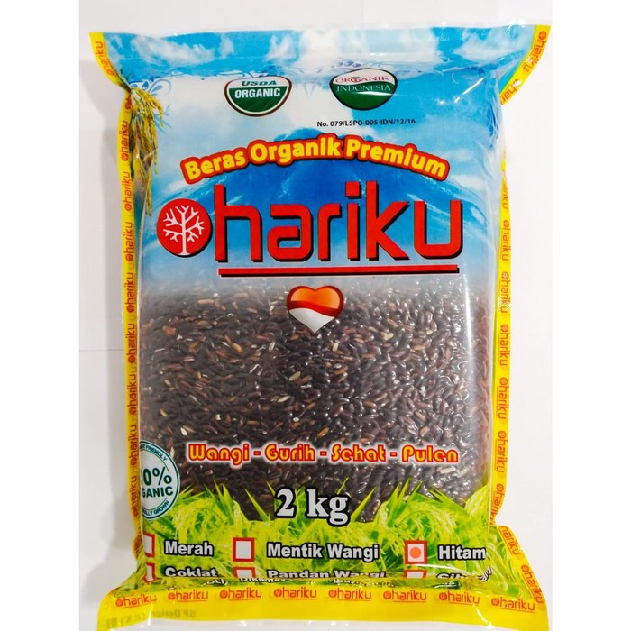 

Beras Hitam Organik Hariku 2 Kg