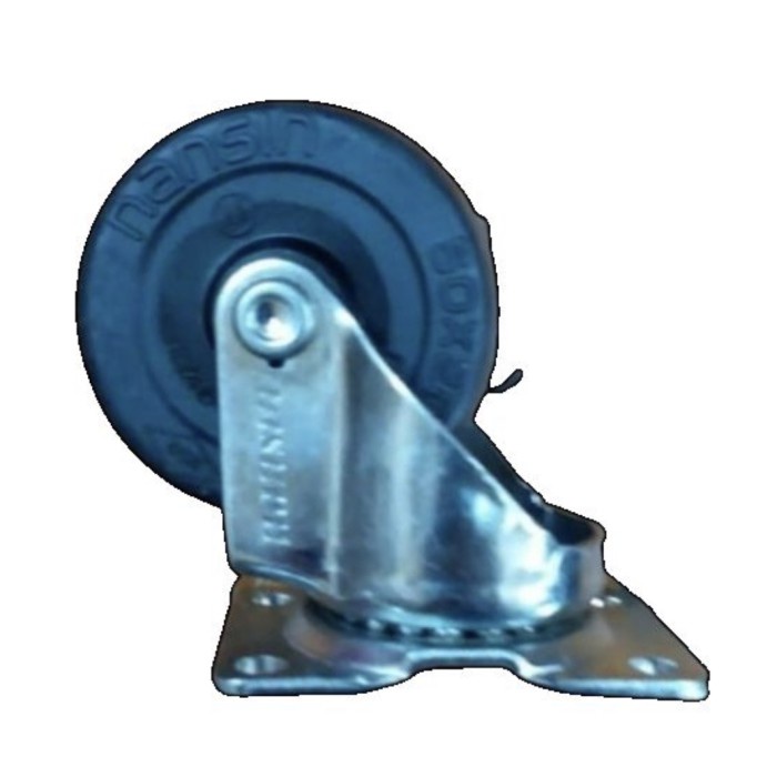 

Roda Troli / Roda Etalase Karet Hitam 2 Inch Hidup Putar Nansin