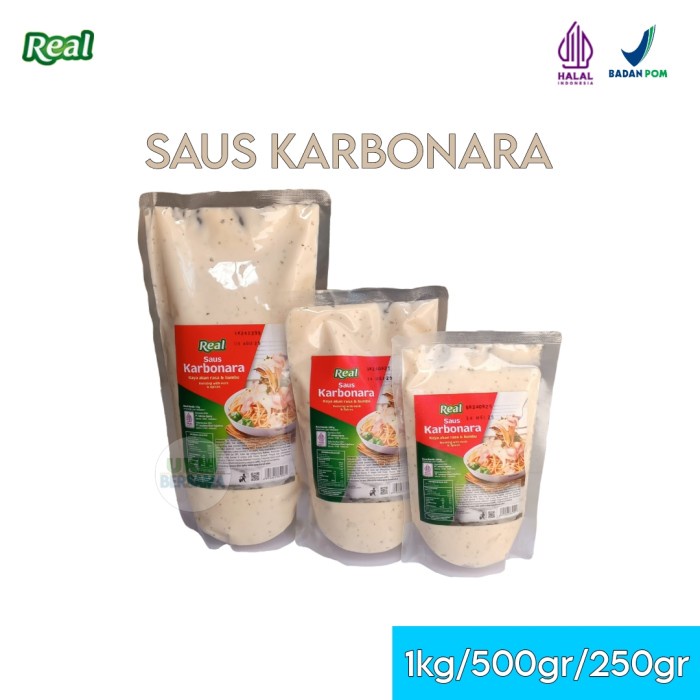 

Saus Spaghetti Carbonara Karbonara 1kg/ 500gr/250gr Extra keju Creamy