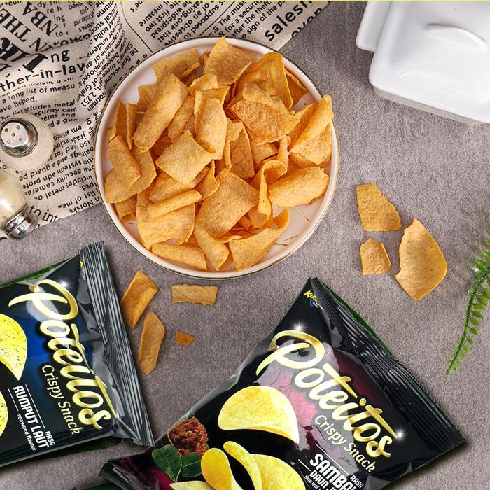 

KERUPUK KENTANG POTEITOS ISI 30 PCS VARIAN RASA BARBEKIU RUMPUT LAUT SAMBAL DAUN JERUK AYAM BAKAR
