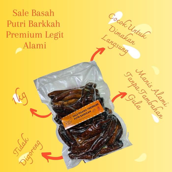 

1KG -SALE BASAH AMBON PUTRI BARKKAH PREMIUM LEGIT ALAMI Manis Pisang Manis Pisang Makanan