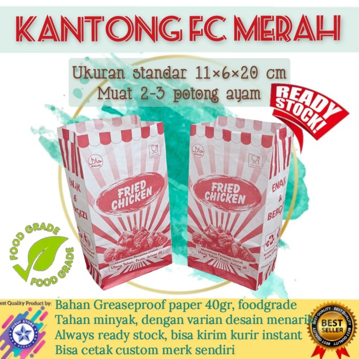 

Kantong fried chicken isi 500pcs