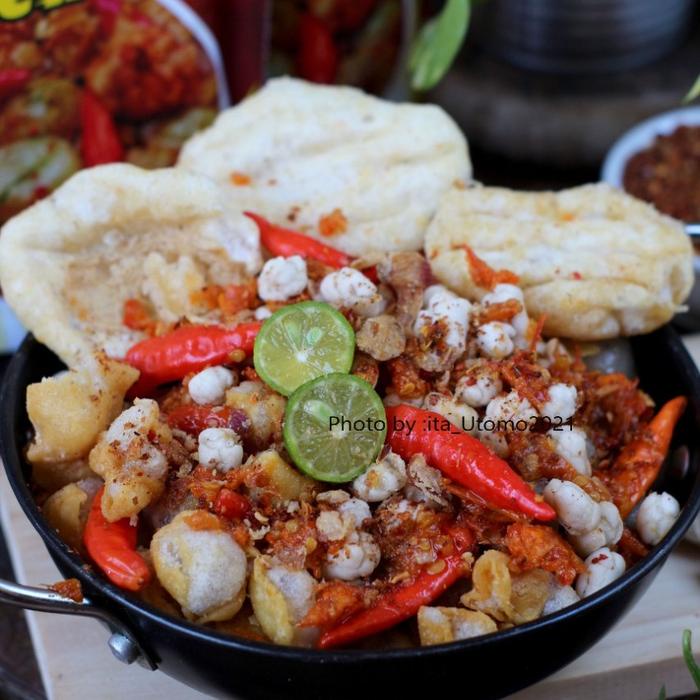 

Paket bundling 3 bks boci geprek sehot Sambal Food Rawit Pedas