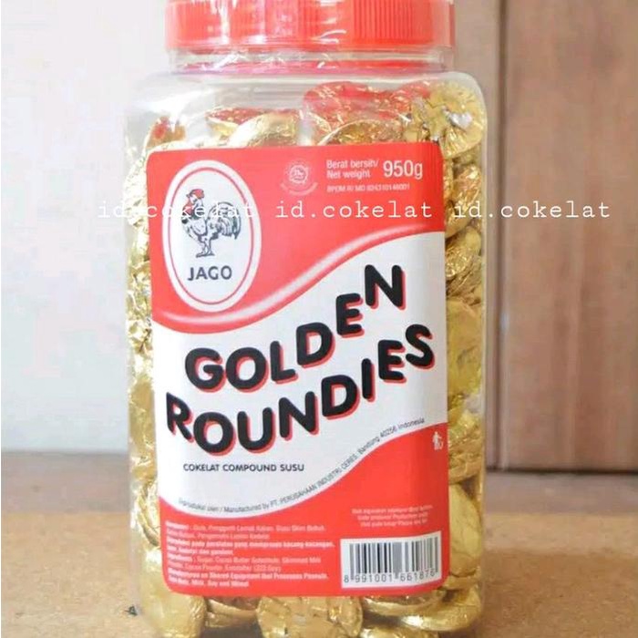 

Coklat Golden roundies 700gr coklat koin Chocolate Makanan Food Cokelat Cemilan coklat lebaran