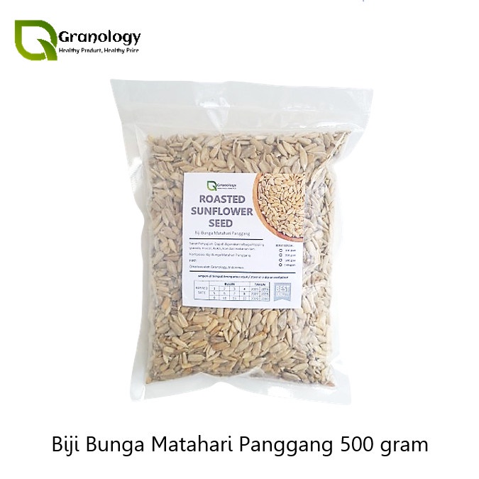 

Biji Bunga Matahari / Roasted Sunflower Seed (500 gram) by Granology