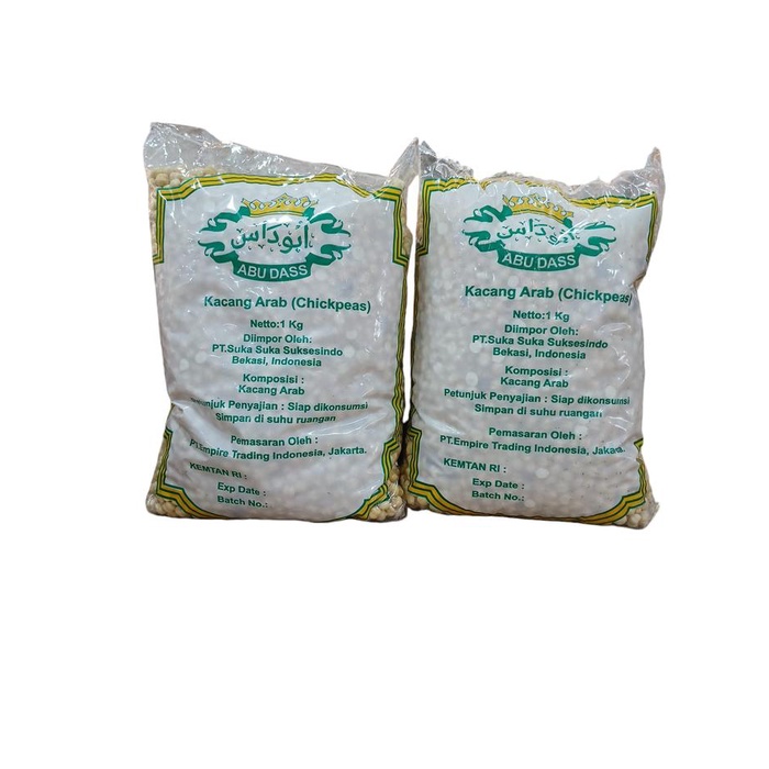 

Kacang arab AL MADINA ( SUDAH MATANG) 1kg / KACANG ARAB / KACANG Alami