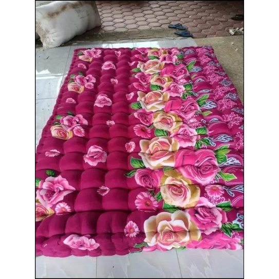 URUNG KASUR ISIAN KAPUK / KULIT KASUR KAPUK MOTIF BUNGA DAN KARAKTER / SARUNG KASUR KAPUK TERSEDIA