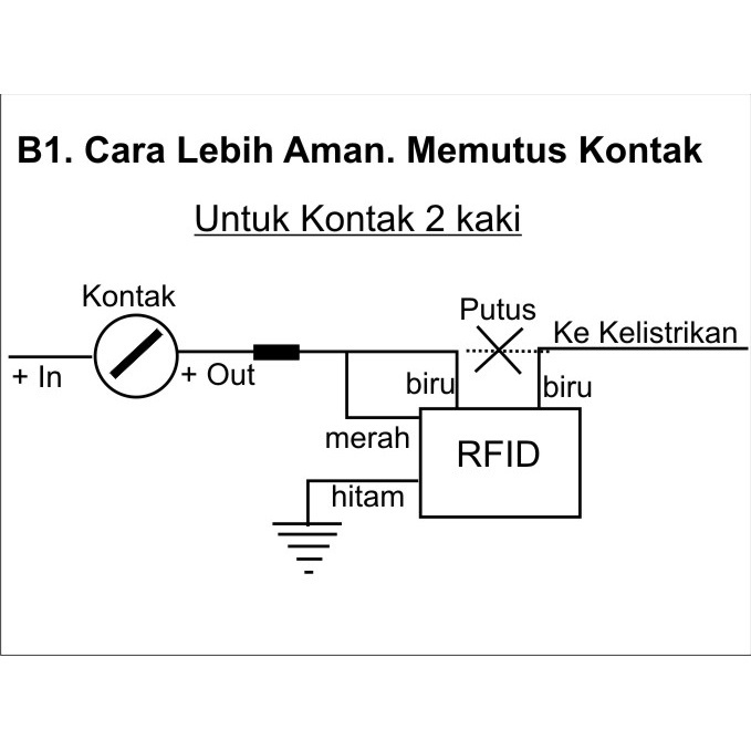 Pengaman motor kartu RFID Eksklusif, Unik, Aman, Kunci Ganda motor, keyless motor. Anti maling