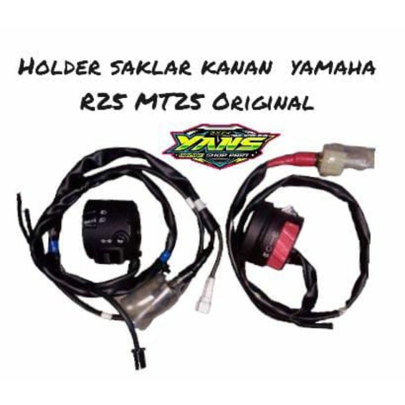 Holder saklar sakelar yamaha R25 MT25 kanan atau kiri Original