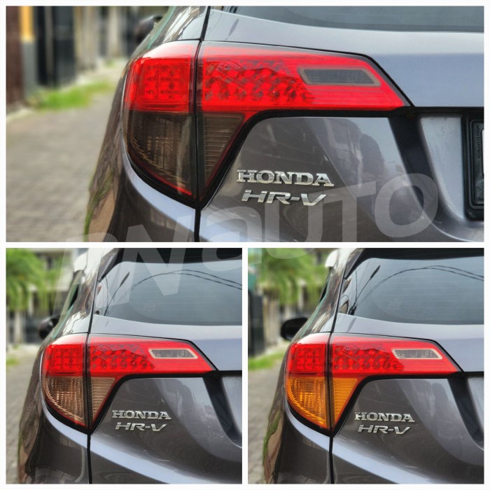 Terlaris Stiker Smoke Lampu Belakang Tail Light Aksesoris Honda Hrv 2015 - 2021