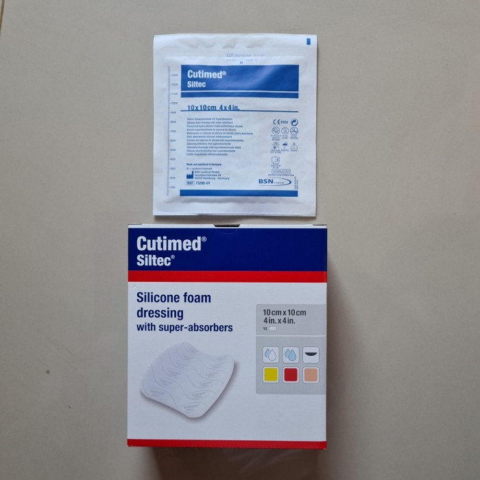 Cutimed Siltec 10x10cm / Cutimed Siltec 10x10 / Cutimed Siltec / BSN