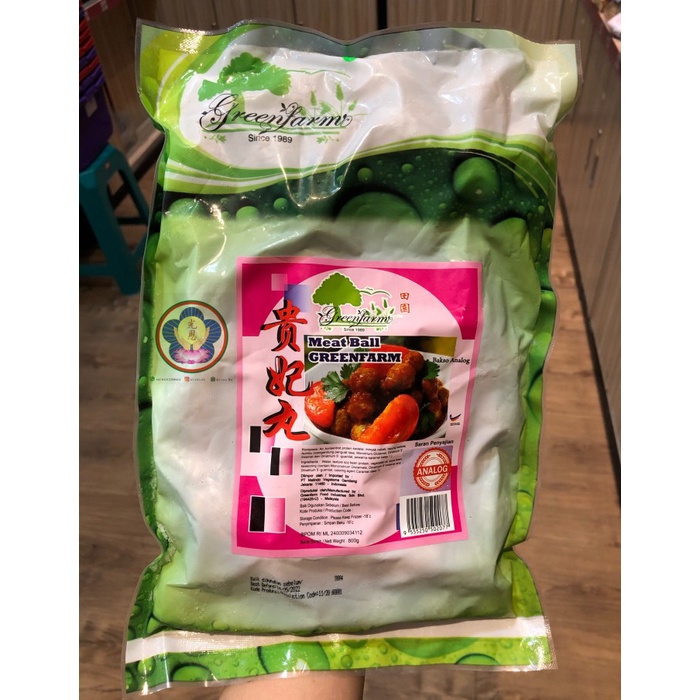 

Sale Terbatas Greenfarm Meatball / Bakso Daging / Bakso Urat Analog Vegetarian Aman