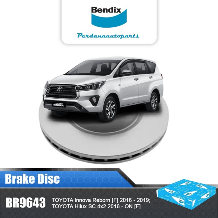 Brakedisc Innova Reborn Asli Bendix Rotor Piringan Cakram