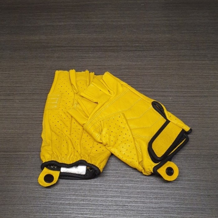 SARUNG TANGAN HALF CHAPPO YELLOW NORTHY GLOVE LEATHER