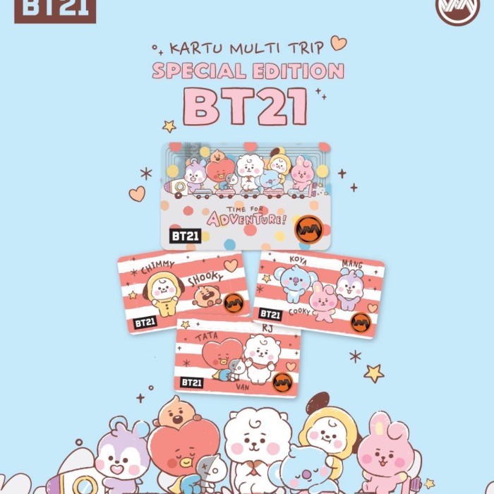 [BestSeller] KMT (kartu multi trip) Special Edition BT21 x Commuter line