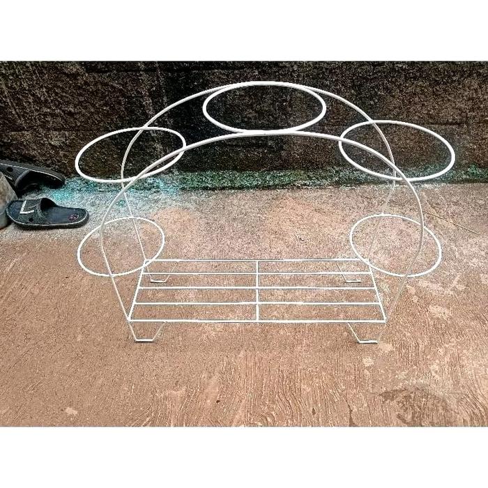 rak pot bunga minimalis/ standing pot bunga minimalis / standing pot bunga besi