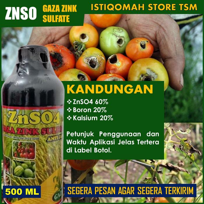 (PUPUK WAJIB) Pupuk Padi Basmi Hama Sundep dan Beluk Padi ZNSO4 500 ML Pupuk Pelebat Penambah bobot