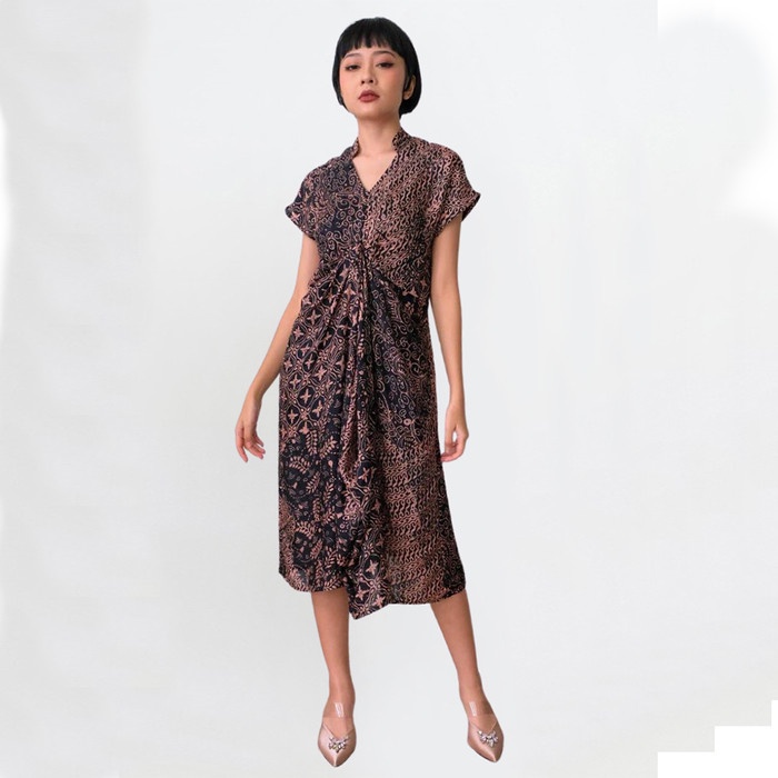 Nayara Dress Batik Alicia / Batik Viscose / Batik Viscose Wanita Harga Promo