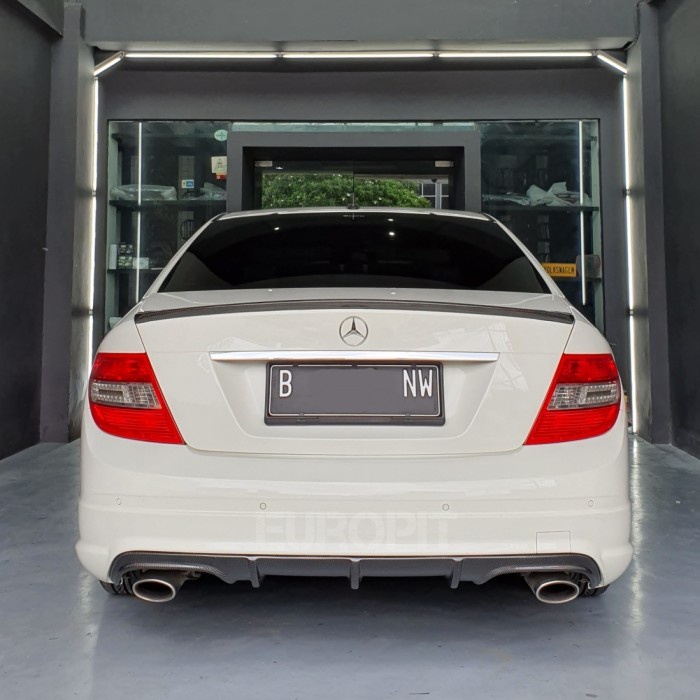 Carbon Ducktail Mercy C Class W204 Amg Asli 100%
