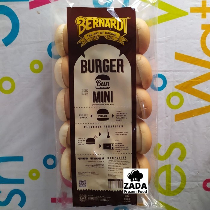 

(BestSeller) bernardi roti burger mini polos 20pcs