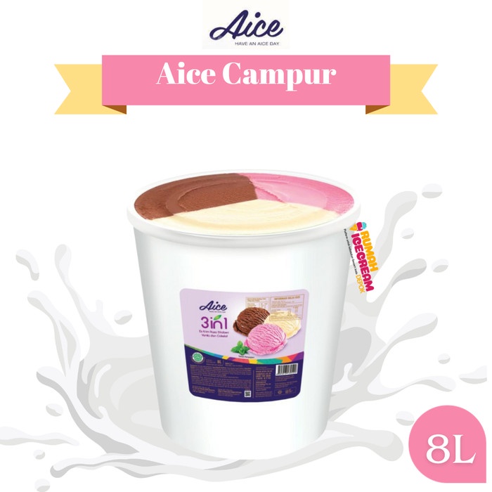 

Aice Ice Cream/Eskrim Aice Family Series 8 Liter