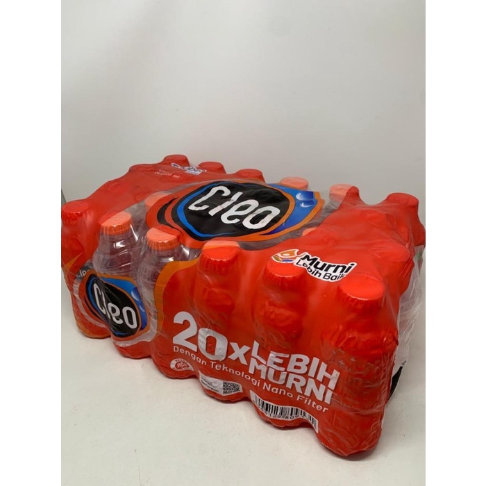 

(BestSeller) AIR MINUM KEMASAN CLEO BOTOL 220 ML DUS (ISI 24)