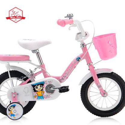 Sepeda Anak Mini 12 inch Polygon Alice Keranjang City Bike Pink Kode 545