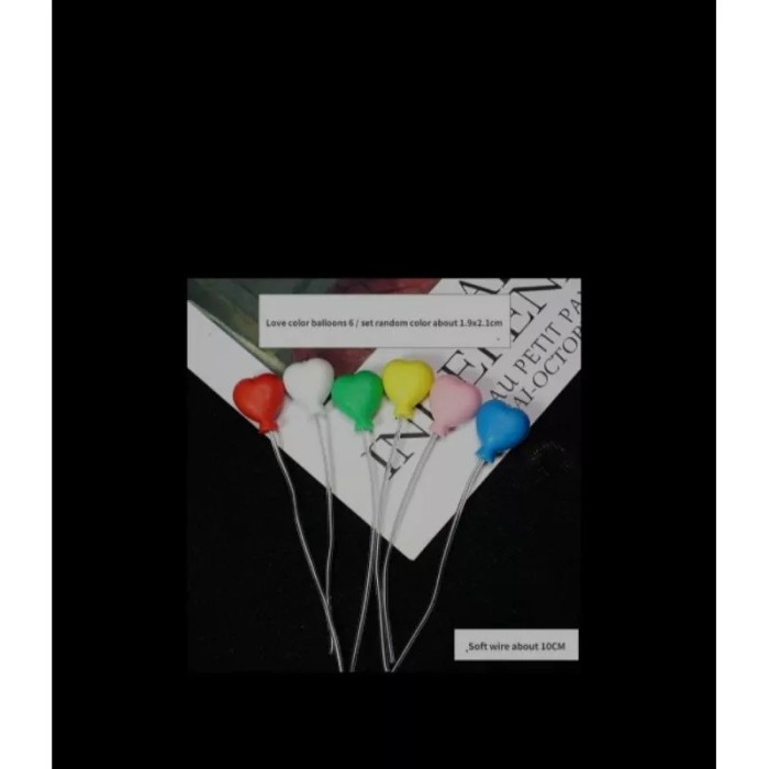 MAGNET HIASAN TEMPELAN SET KULKAS BENTUK BALLOON LUCU UNIK SERBAGUNA KODE 1119