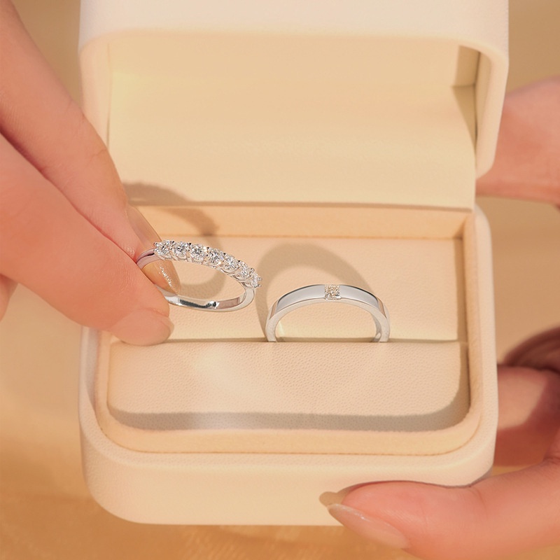 Terlaris GalleryCantiQ - Kotak Perhiasan Travel Jewelry Box Anting Cincin untuk Mas Kawin TK07 Viral