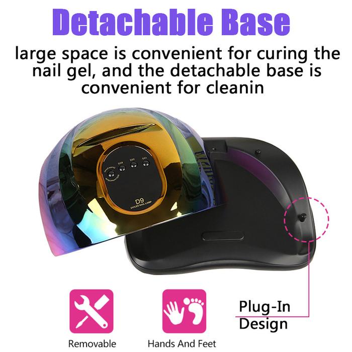 Pengering Kutek Kuku Uv Led Nail Lamp 150W 57 Led