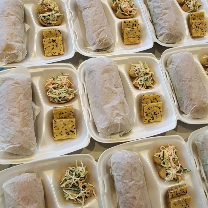JAYAmart- isi 20pcs meal box /lunch box/katering /sekat 3/polos/bubur