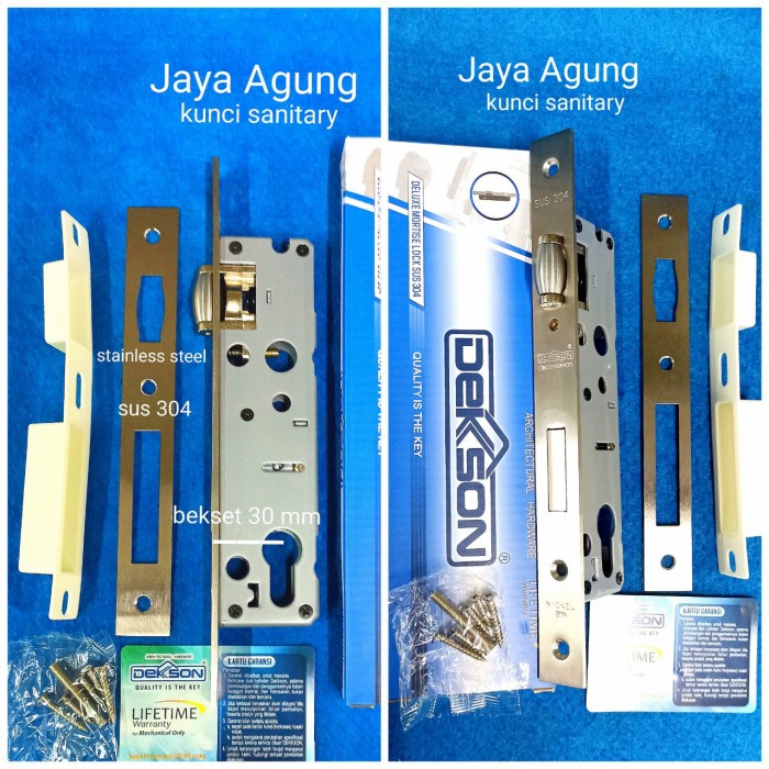 Mortise Lock Dekson Mts Rl Dl 84030 Body Kunci Pintu Aluminium Pelor