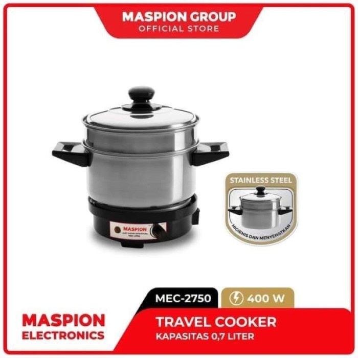 Maspion Multi Cooker MEC 2750 / Travel Cooker / Panci Listrik Maspion