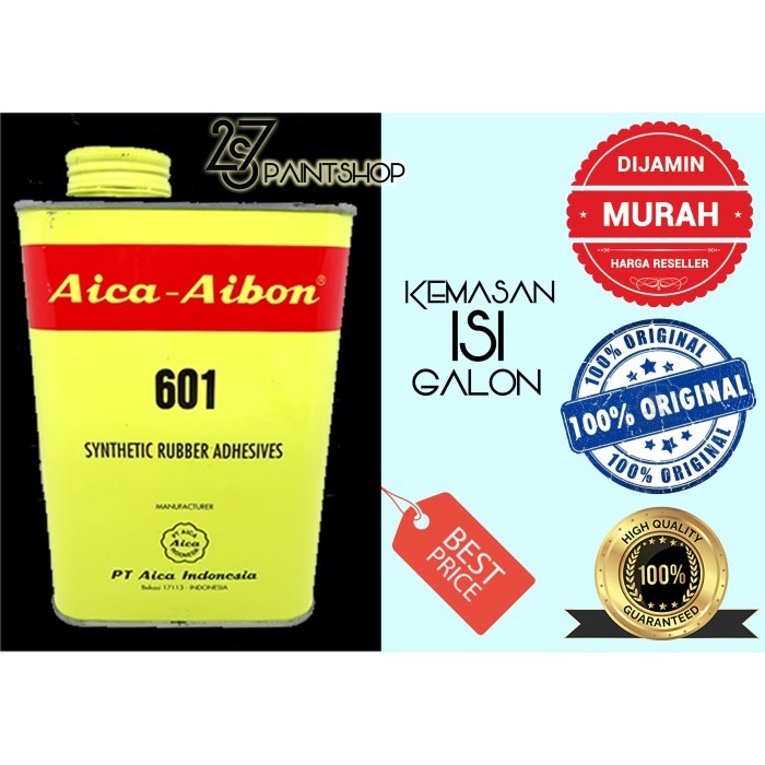 

LEM AIBON 601 SERBAGUNA ( KUNING ) AICA AIBON GALON 2,5Kg