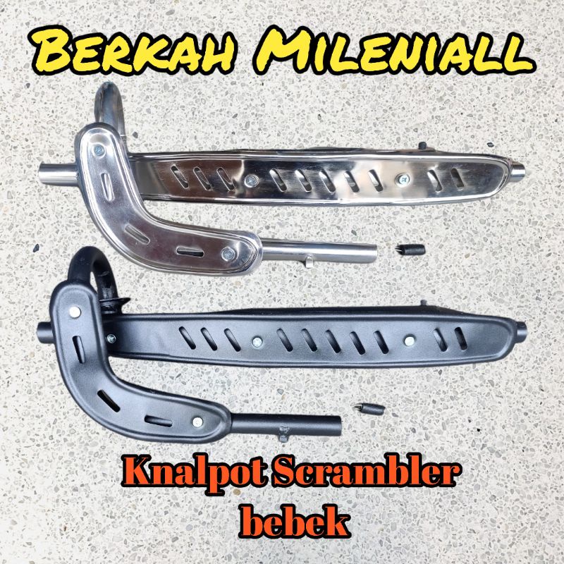 Bergaransi Knalpot Scrambler Honda Win C70 C50 Grand C Series Streetcub Streetcup