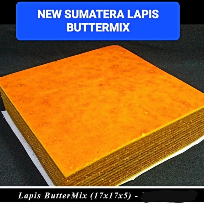 

New Sumatera Lapis Legit Spekook Buttermix ORI 17x17 HALAL 100%