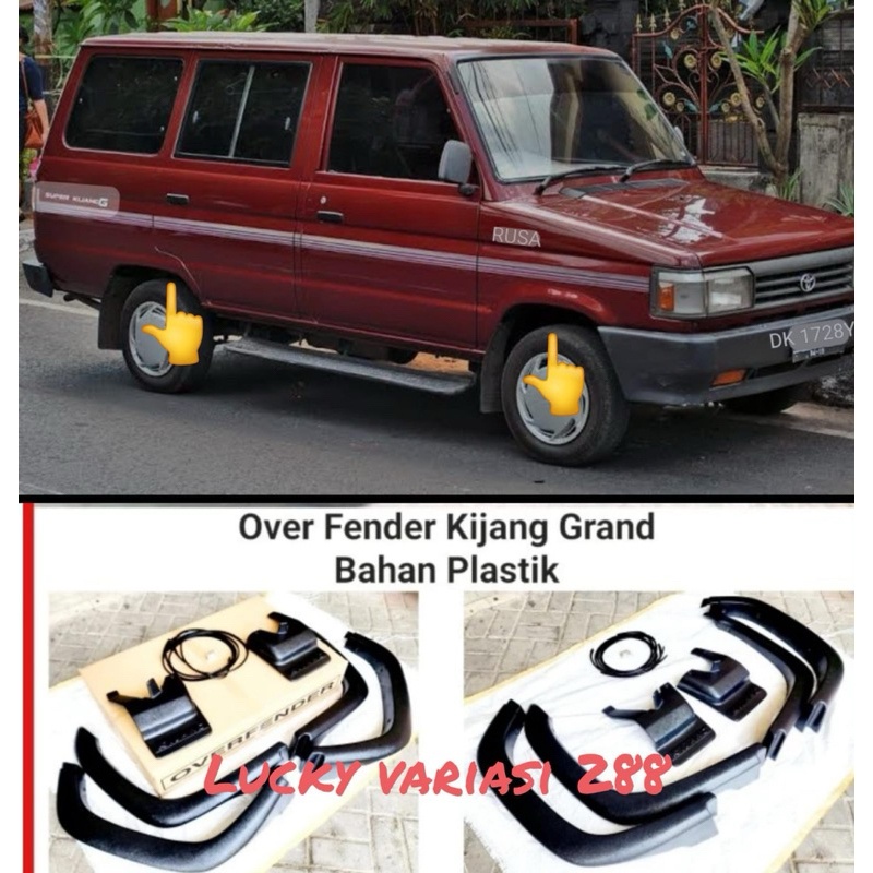 Over Fender Plastik Kijang Grand/Kijang Super/Kijang Jantan Long/Short