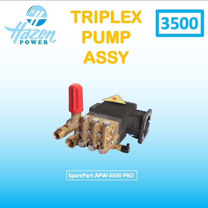 Pompa High Pressure Washer Crankshaft Pump Triplex APW-3500PRO AiPower by HAZENstore