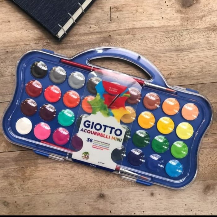 

[tmr] - Cat Air 36 warna mini GIOTTO ACQUERELLI WATER COLOUR
