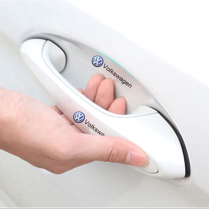 NEW CAR DOOR BOWL HANDLE ANTI SCRATCH FILM STICKER PROTECTION ACCESSORIES FOR VW GTI GOLF POLO